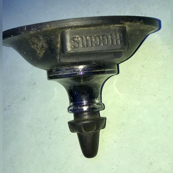 Art Deco Antique Higgins Rubberized Lidded Ink Well with Bulbed Dropper - Picture 10 of 16